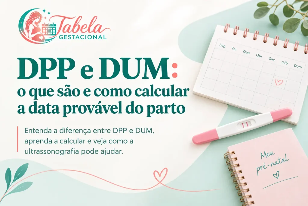 DPP e DUM data provável do parto